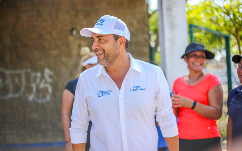 Encabeza Pepe Schekaibán nueva jornada Diciendo y Haciendo en la colonia&nbsp;Arenal.