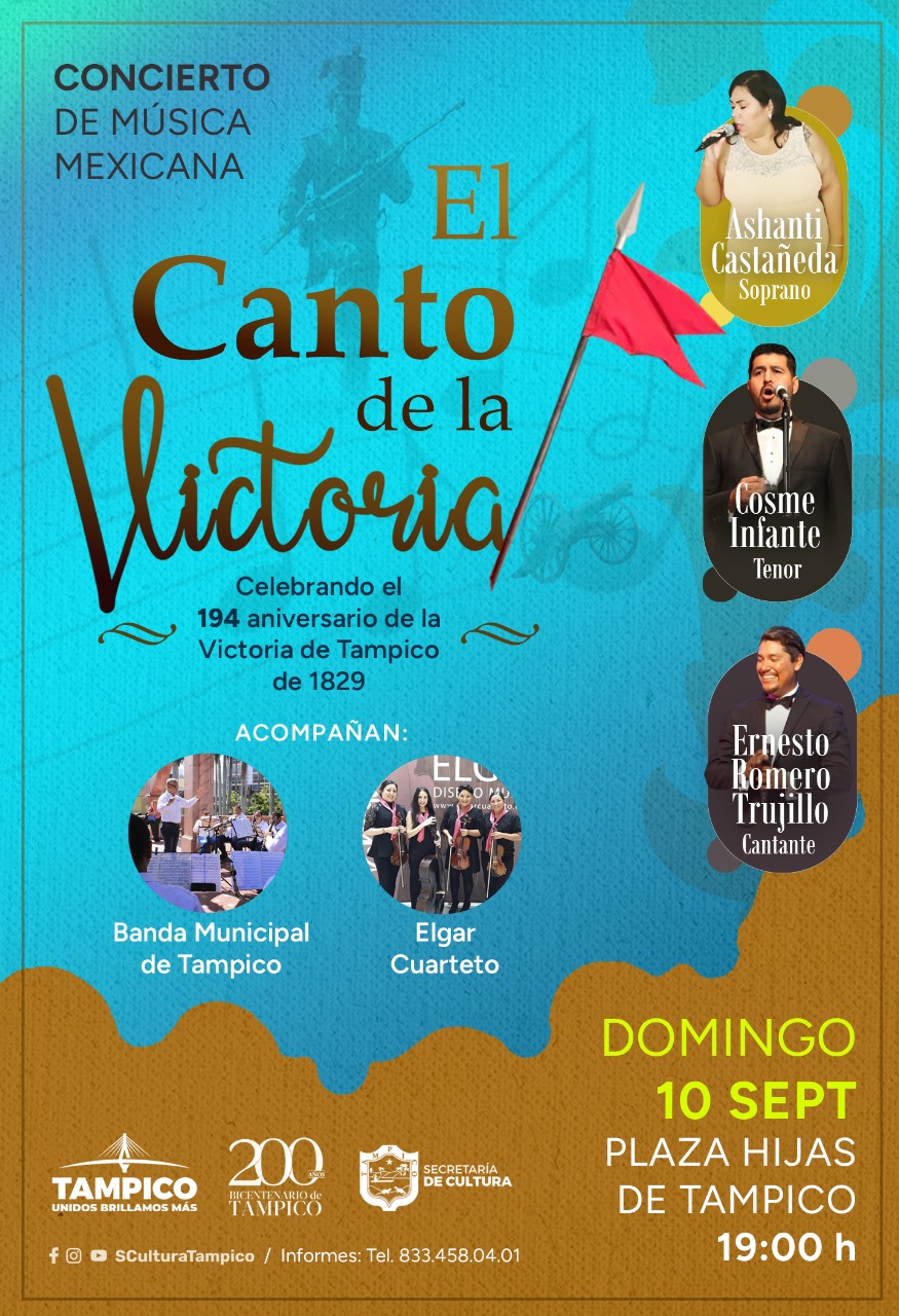 Celebrarán Victoria de Tampico de 1829 con velada&nbsp;musical.
