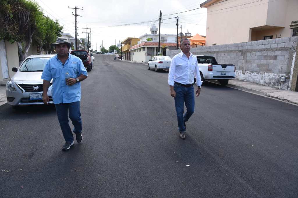 Supervisa Chucho Nader Nuevas Obras de Pavimentación