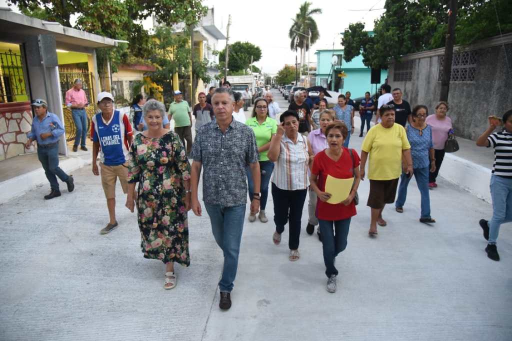 Continúa la Modernización de Tampico con Más Obras de Pavimentación