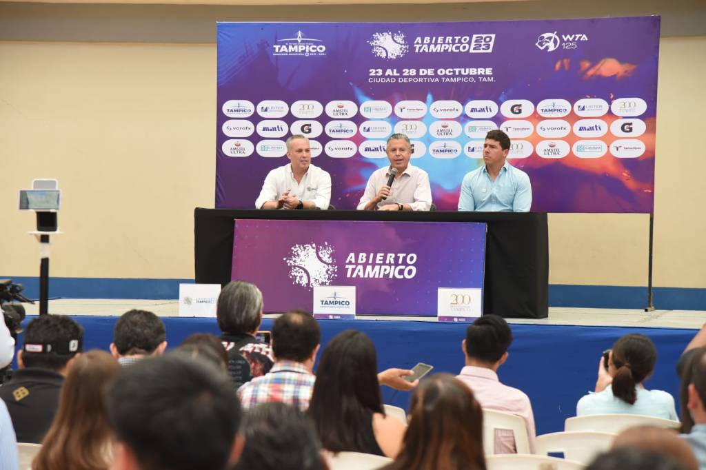 Presenta Chucho Nader Abierto Internacional de Tenis Femenil Tampico&nbsp;2023.