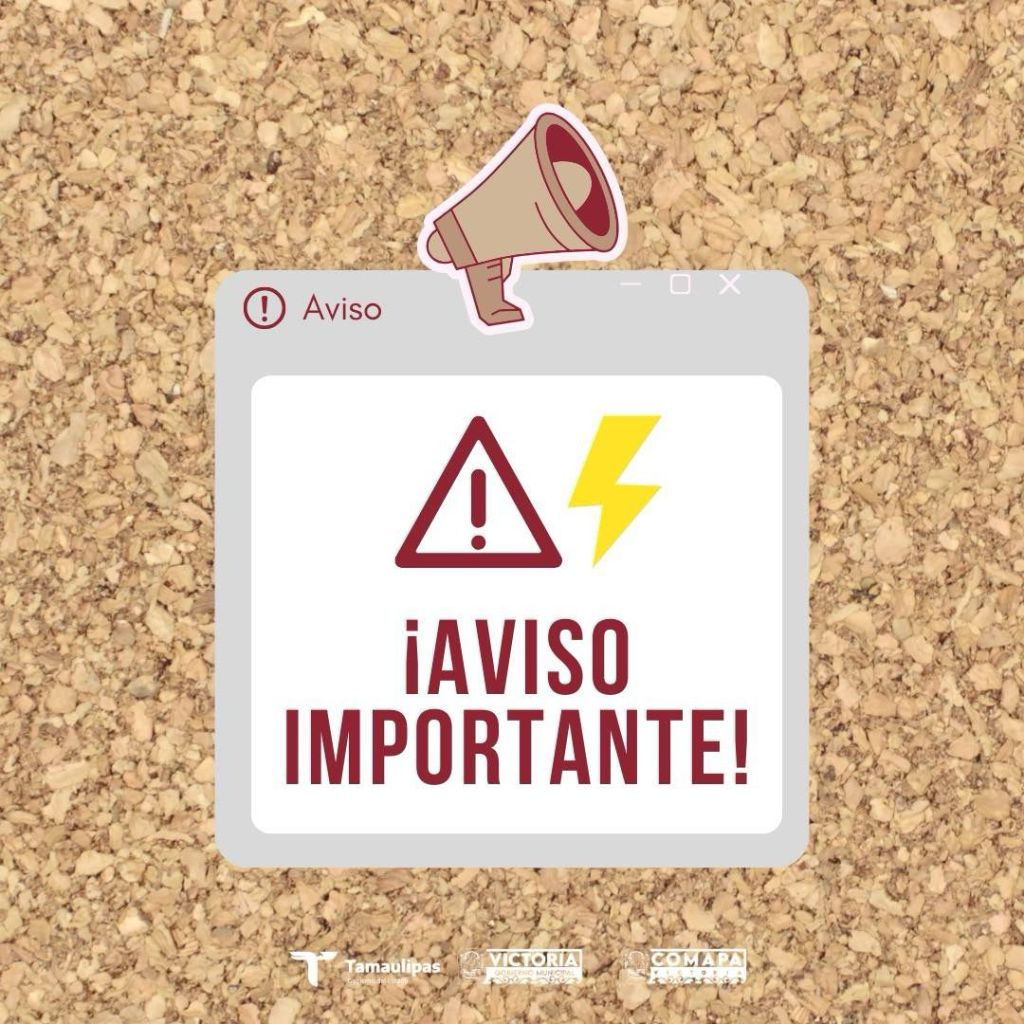 AVISO COMAPA Victoria&nbsp;informa: