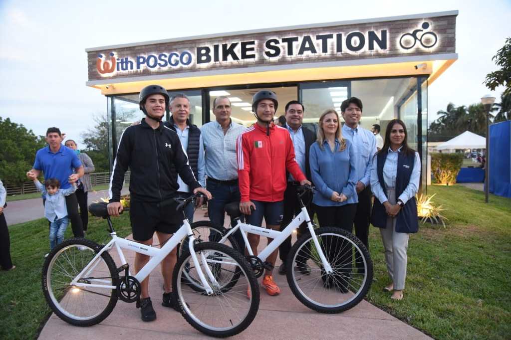 Entrega Posco-México Moderna Estación de Ciclismo a DIF&nbsp;Tampico