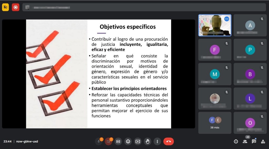 Capacitación a personal de la&nbsp;FENNAM