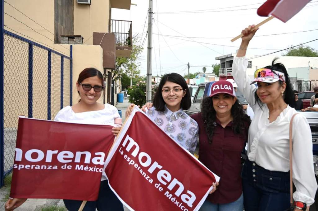 Voto de confianza en las mujeres, dará el triunfo de Morena en Nuevo Laredo: Olga&nbsp;Sosa.