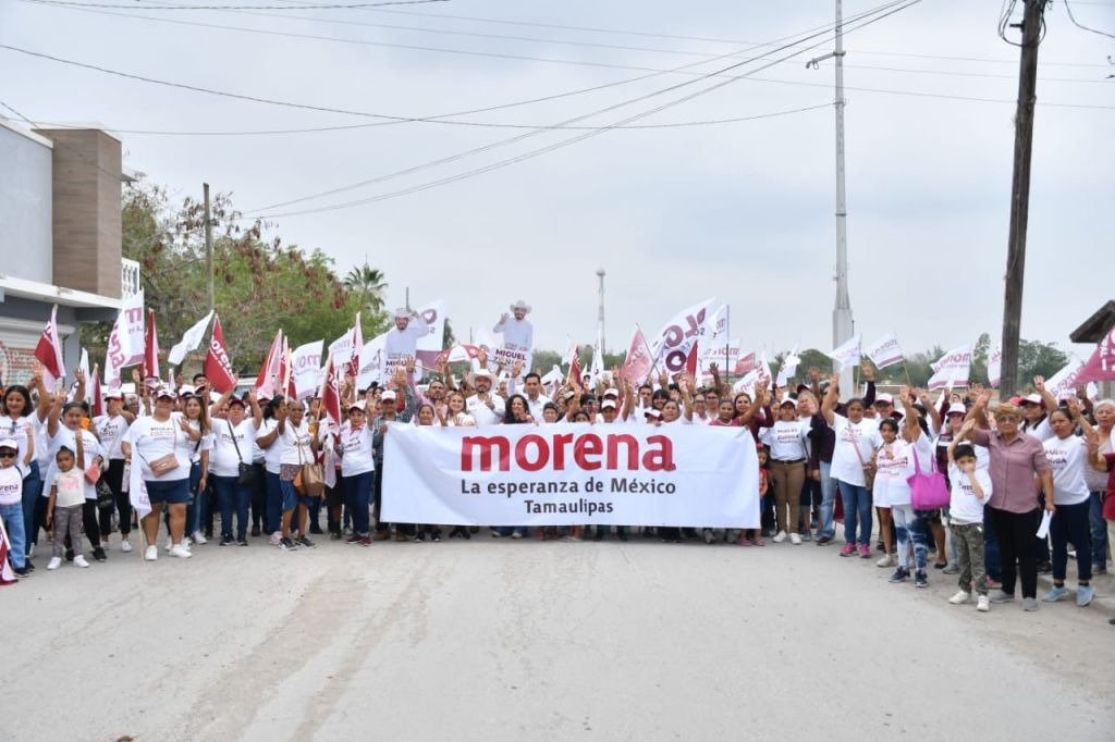 En Manuel el pueblo respalda a Olga Sosa al Senado y a Miguel Zúñiga para la presidencia municipal de&nbsp;González.