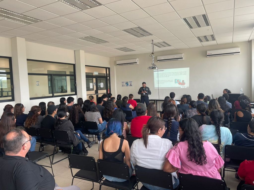 Actividades de prevención y cultura de la denuncia por parte de elementos de la&nbsp;UECS.