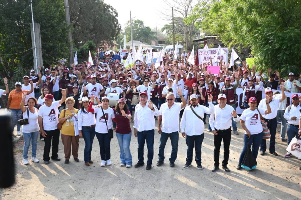 Altamirenses de Cuauhtémoc y Esteros respaldan a Olga Sosa, Armando Martínez y Blanca&nbsp;Narro.