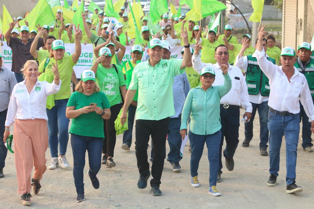 Vota verde y hagamos equipo para seguir avanzando:&nbsp;Geño