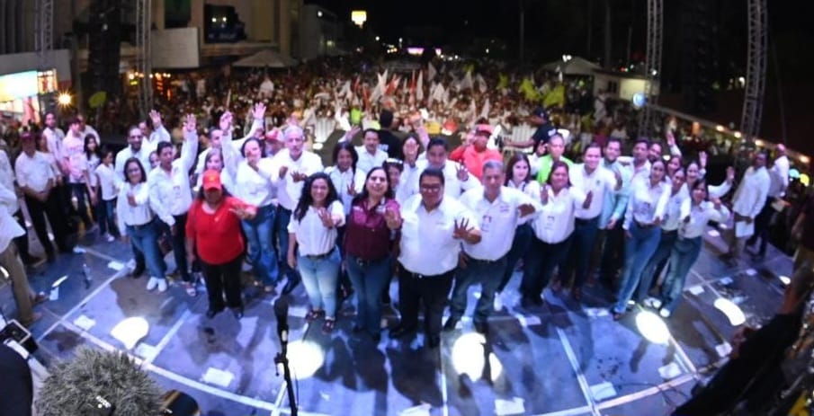 Olga Sosa llama al voto masivo por Morena para que las cosas cambien en El&nbsp;Mante.