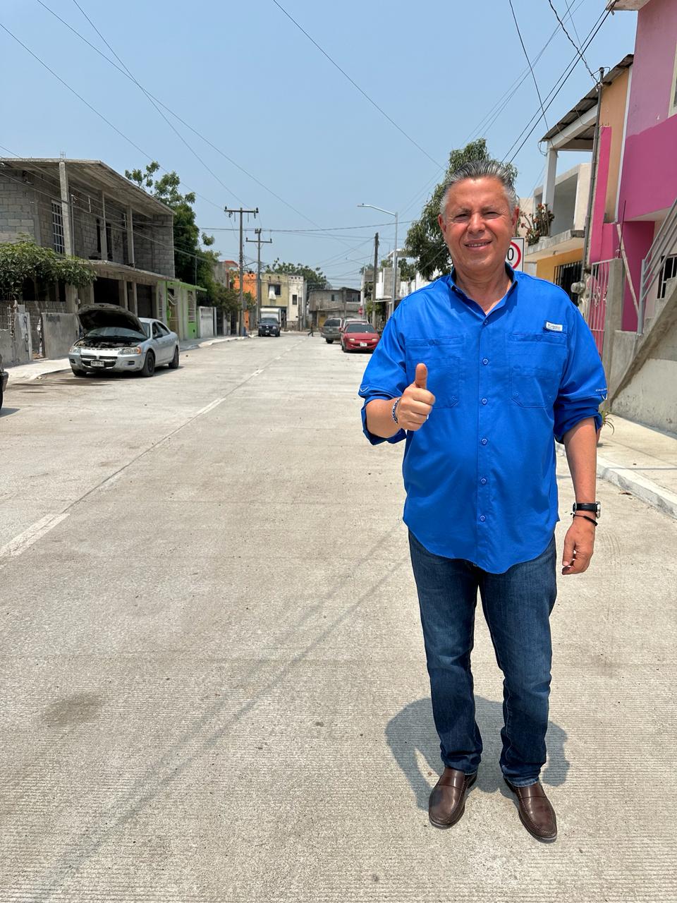 En Tampico Avanza Programa de Pavimentación en la Zona&nbsp;Norte