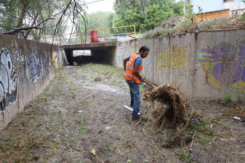 Encabeza alcalde supervisión de drenes del norponiente de la&nbsp;ciudad.