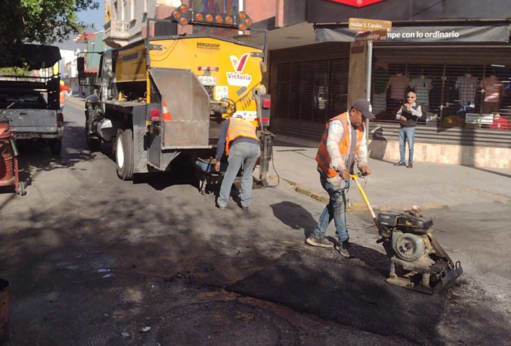 Mejora Municipio calles de la zona centro de&nbsp;Victoria.