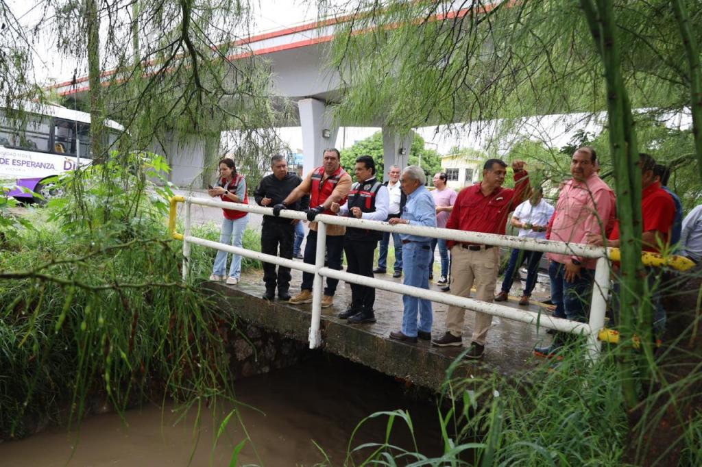 Atiende alcalde daños por intensas lluvias en&nbsp;Victoria