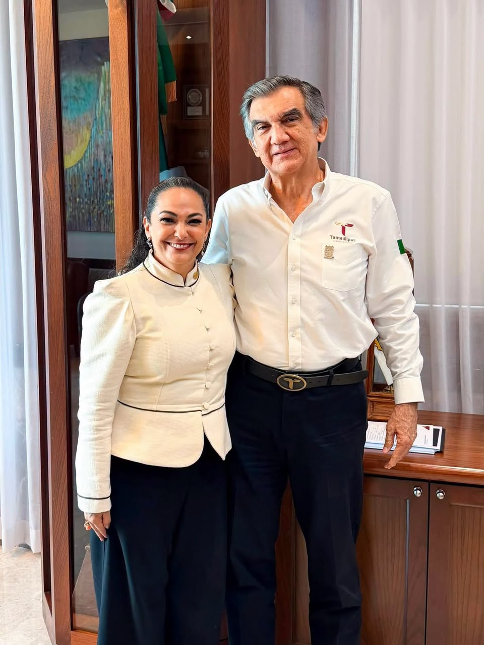 Destaca Olga Sosa acciones del gobierno de Américo Villarreal Anaya para fortalecer las capacidades en seguridad, obras, finanzas y protección&nbsp;civil.